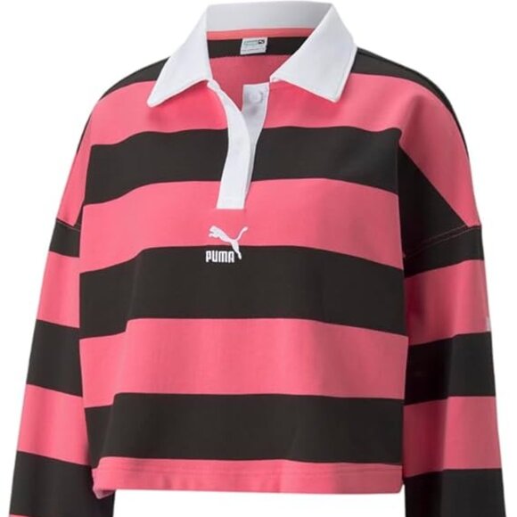 Stripped Cropped Sweater - Picture 2 of 2